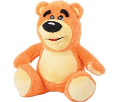 Medvedík plyšový 30 cm oranžový