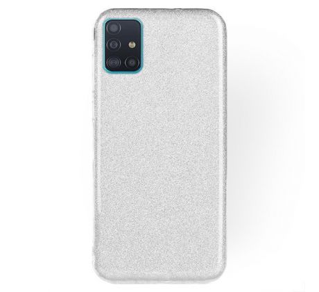 Púzdro SHINING CASE pre SAMSUNG GALAXY A51 (A515F)  - strieborné