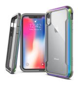Zadný kryt (obal) X-DORIA DEFENSE SHIELD pre APPLE IPHONE XS MAX (6,5") - Iridescent