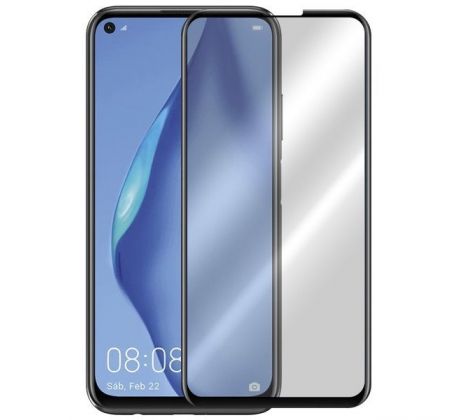 Tvrdené sklo 5D FULL COVER (full glue) 9H PRO (TG) pre HUAWEI P40 LITE E - čierne