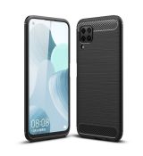 Púzdro CARBON CASE pre HUAWEI P40 LITE - čierne