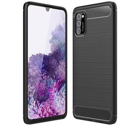 Púzdro CARBON CASE pre SAMSUNG GALAXY A41 - čierne