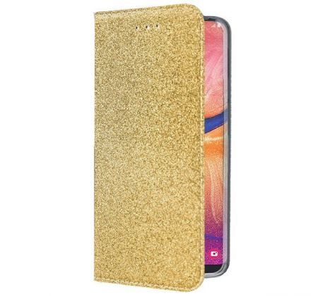 Púzdro knižkové SHINING BOOK CASE pre SAMSUNG GALAXY A71 (A715F) - zlaté