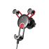 Univerzálny držiak do auta BASEUS YY GRAVITY CAR MOUNT + kábel LIGHTNING - červený