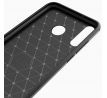 Púzdro CARBON CASE pre HUAWEI P40 LITE E - čierne