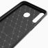 Púzdro CARBON CASE pre HUAWEI P40 LITE E - čierne