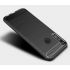 Púzdro CARBON CASE pre HUAWEI P40 LITE E - čierne