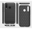 Púzdro CARBON CASE pre HUAWEI P40 LITE E - čierne