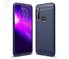 Púzdro CARBON CASE pre MOTOROLA MOTO G8 POWER - modré