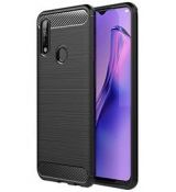 Púzdro CARBON CASE pre OPPO A31 - čierne