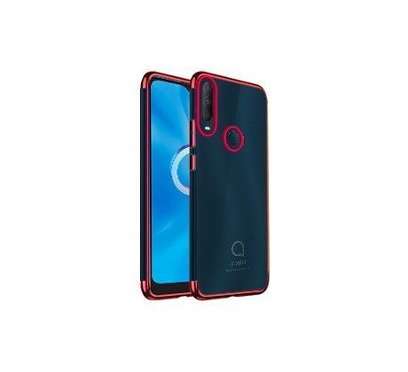 Púzdro ELEGANCE TPU CASE pre ALCATEL 1S (2020) - červené