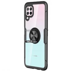 Púzdro CARBON RING CASE  pre HUAWEI P40 LITE - čierne