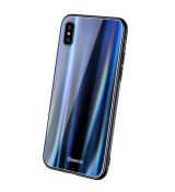 Púzdro BASEUS LUSTER GLASS CASE pre APPLE IPHONE X/XS - čierne