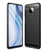 Púzdro CARBON CASE pre XIAOMI REDMI NOTE 9S - čierne