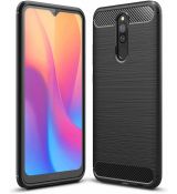 Púzdro CARBON CASE pre XIAOMI REDMI 8 - čierne