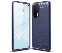 Púzdro CARBON CASE pre HUAWEI P40 PRO - modré