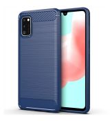 Púzdro CARBON CASE pre SAMSUNG GALAXY A41 - modré
