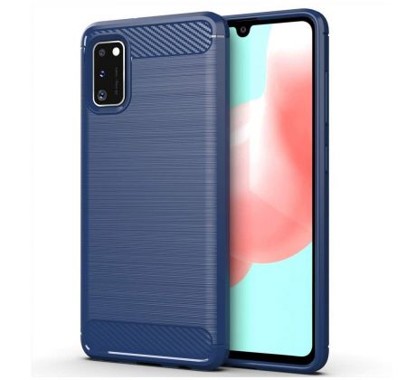 Púzdro CARBON CASE pre SAMSUNG GALAXY A41 - modré