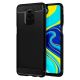 Púzdro CARBON CASE pre XIAOMI REDMI NOTE 9 - čierne