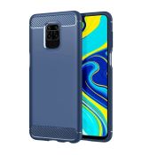 Púzdro CARBON CASE pre XIAOMI REDMI NOTE 9 - modré