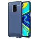 Púzdro CARBON CASE pre XIAOMI REDMI NOTE 9 - modré