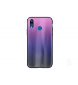 Púzdro GRADIENT GLASS CASE pre HUAWEI HONOR 9X - fialové