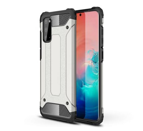 Púzdro ARMOR NEO CASE pre SAMSUNG GALAXY A41 (A415F) - strieborné