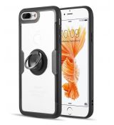 Púzdro CARBON RING CASE pre APPLE IPHONE 6/6S 4,7" - čierne