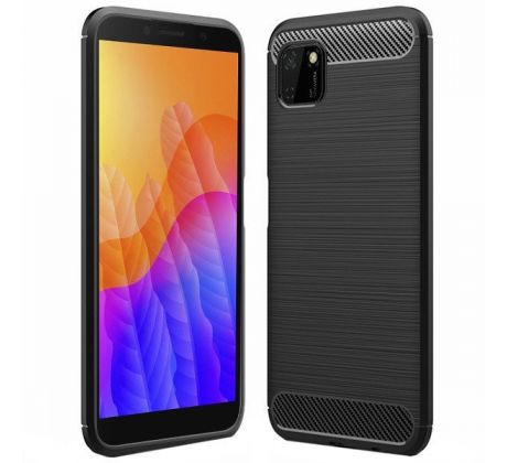 Púzdro CARBON CASE pre HUAWEI Y5p - čierne