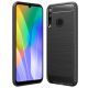 Púzdro CARBON CASE pre HUAWEI Y6p - čierne