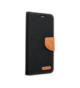 Púzdro knižkové diárové CANVAS BOOK pre SAMSUNG GALAXY A41 (A415F) - čierne