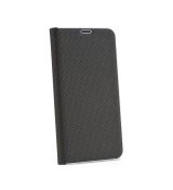 Púzdro knižkové LUNA BOOK CARBON  pre HUAWEI P40 LITE  - čierne