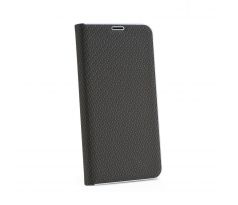 Púzdro knižkové LUNA BOOK CARBON pre HUAWEI P40 LITE - čierne
