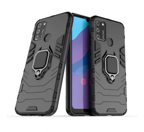 Púzdro ARMOR RING CASE  pre HUAWEI HONOR 9A - čierne