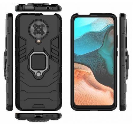 Púzdro ARMOR RING CASE  pre XIAOMI POCOPHONE F2 PRO - čierne