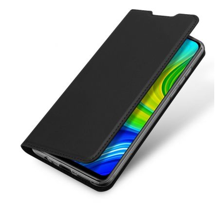 Púzdro knižkové DUX DUCIS PRO SKIN SERIES pre XIAOMI REDMI NOTE 9 - čierne