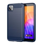 Púzdro CARBON CASE pre HUAWEI Y5p - modré