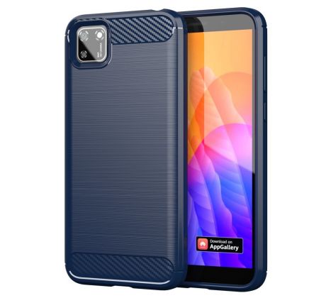 Púzdro CARBON CASE pre HUAWEI Y5p - modré