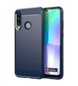Púzdro CARBON CASE pre HUAWEI Y6p - modré