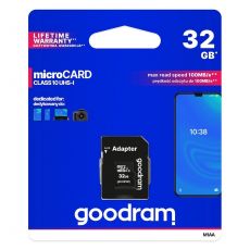 Pamäťová karta GOODRAM MICRO SDHC 32GB s adaptérom (0320R12)