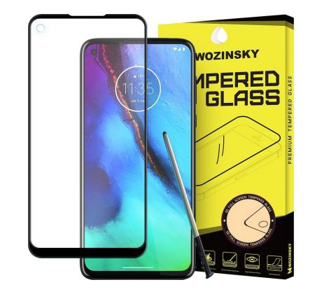 Tvrdené sklo WOZINSKY 5D FULL COVER (full glue) 9H PRO (TG) pre MOTOROLA MOTO G PRO - čierne