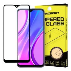 Tvrdené sklo WOZINSKY 5D FULL COVER (full glue) 9H PRO (TG) pre XIAOMI REDMi 9 - čierne
