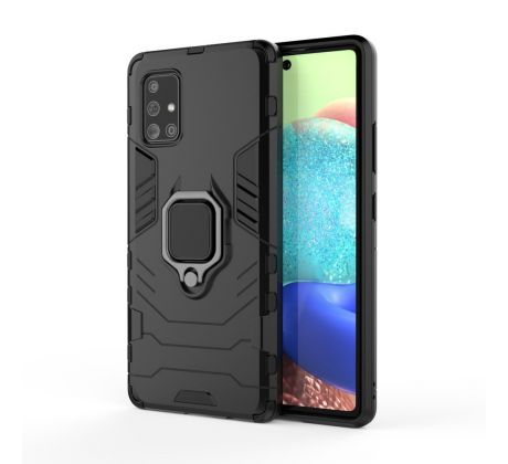 Púzdro ARMOR RING CASE  pre SAMSUNG GALAXY A71 5G (A716F) - čierne