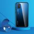 Púzdro GRADIENT GLASS CASE pre SAMSUNG GALAXY A71 (A715F) - čierno modré
