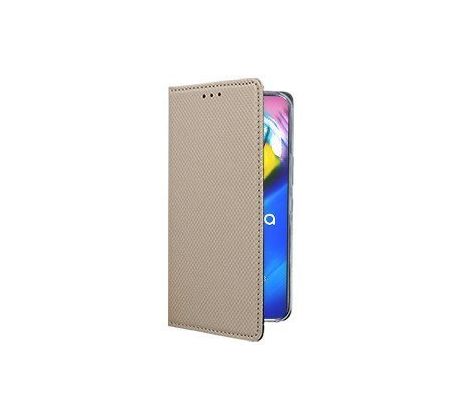 Púzdro knižkové SMART BOOK CASE pre MOTOROLA MOTO G8 POWER - zlaté