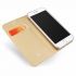 Púzdro knižkové DUX DUCIS PRO SKIN SERIES pre APPLE IPHONE 7/8/SE 2020 - zlaté