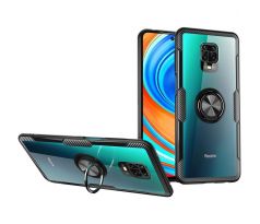 Púzdro CARBON RING CASE pre XIAOMI REDMi NOTE 9S - čierne