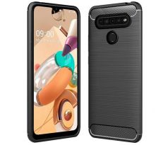 Púzdro CARBON CASE pre LG K41s/LG K51s - čierne