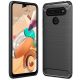 Púzdro CARBON CASE pre LG K41s/LG K51s - čierne