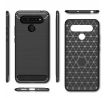 Púzdro CARBON CASE pre LG K41s/LG K51s - čierne